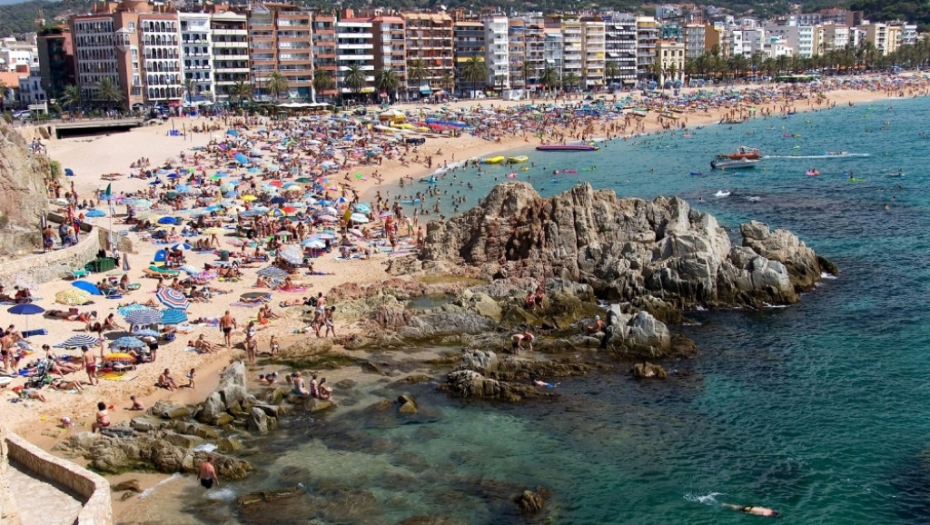 Španija Ljoret del Mar Loret Plaža More Godišnji odmor