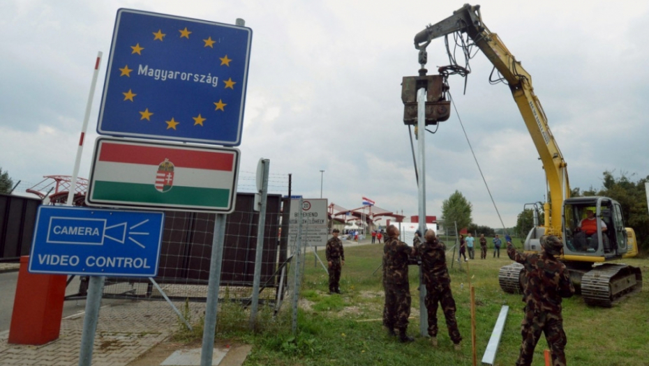 Hrvatska, Mađarska, granica, granični prelaz