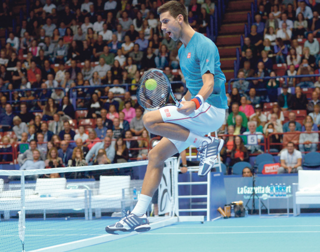I zabavljač i  teniser:  Novak Đoković