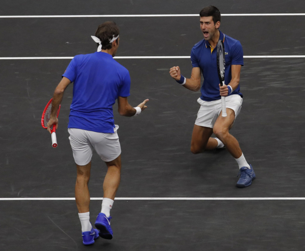 Novak Đoković i Rodžer Federer 