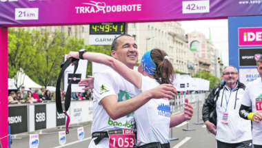 Rezultat za ponos Marko Marjanović posle istrčanog maratona