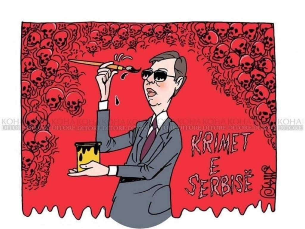 Karikatura Aleksandra Vučića