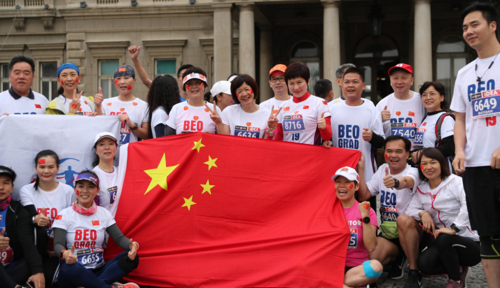 Kinezi na Beogradskom maratonu