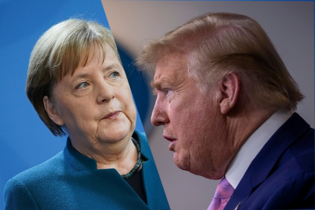 Merkel i Tramp