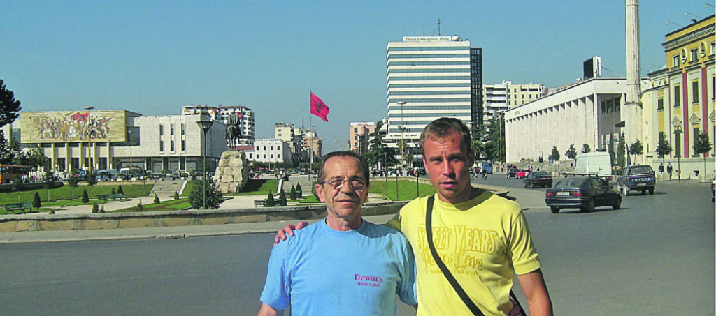 Aleksandar Srećković sa ocem