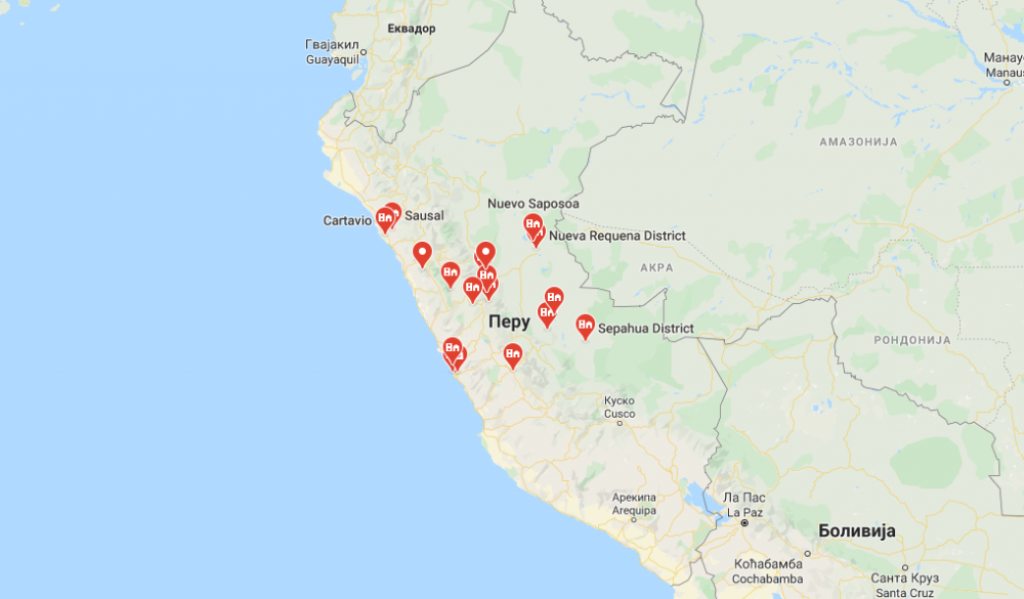 Peru, zemljotres