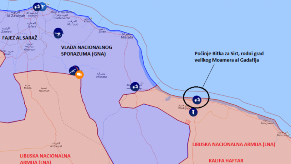 Bitka za Sirt, Libija