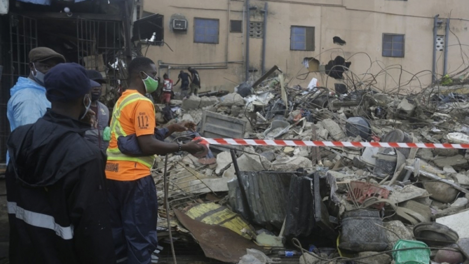 Srušena zgrada u Lagosu