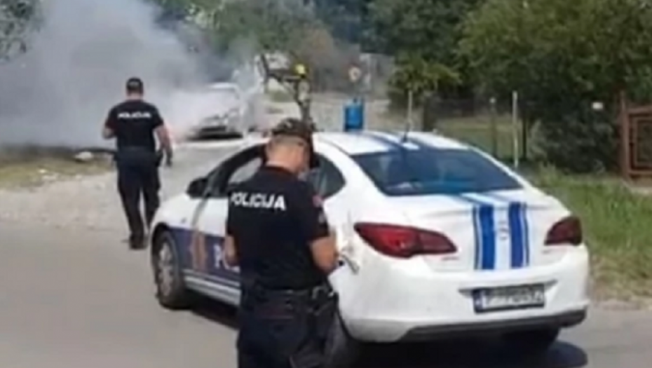 Policija Crna Gora, eksplozija kola