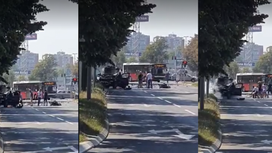 Eksplodirao džip u Beogradu