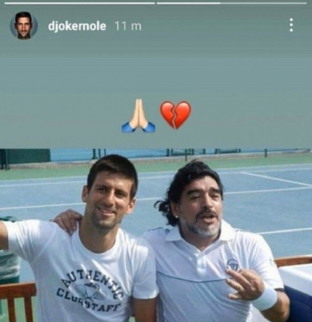 Novak Đoković i Dijego Maradona