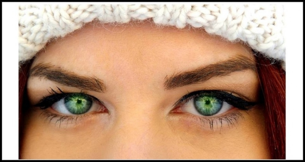 zelene oči