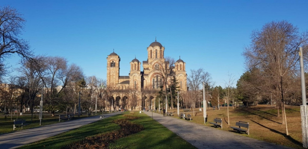 Tašmajdanski park, crkva Svetog Marka
