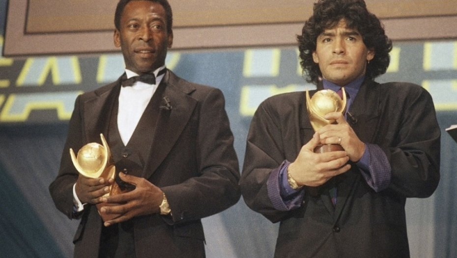 Pele i Dijego Maradona