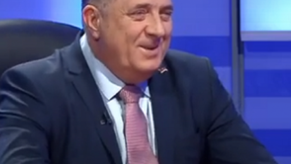 Milorad Dodik tokom gostovanja na televiziji RTRS