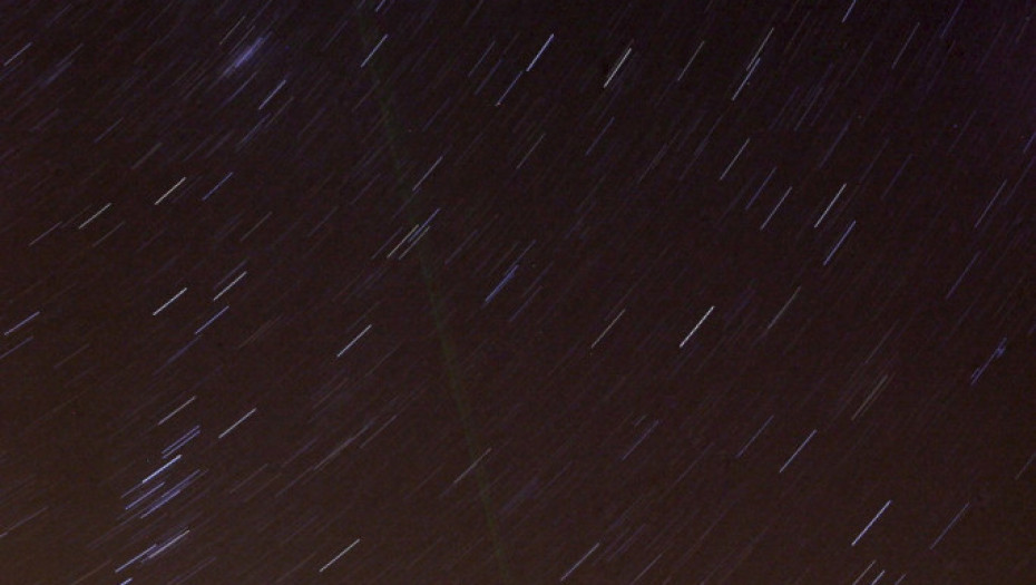 Meteor, kiša meteora, noćno nebo, zvezdano nebo, zvezda padalica
