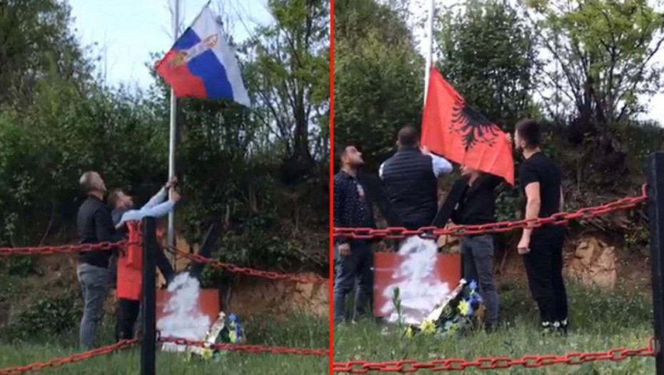 SRAMOTA Skinuli srpsku zastavu u Končulju i podigli albansku