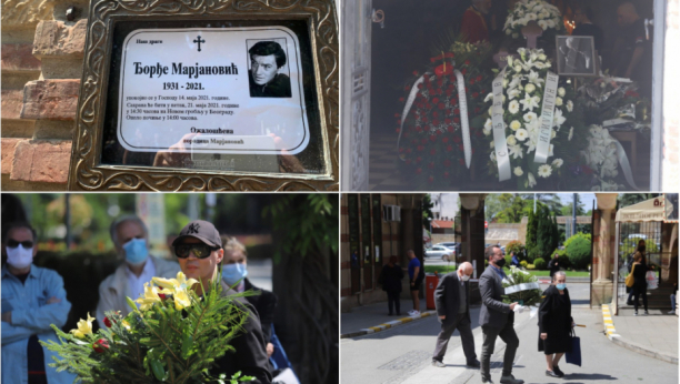 OVO NIKOME NIJE PROMAKLO! Dok se prijatelji i rodbina opraštaju od Đorđa Marjanovića, ona se nije pojavila na sahrani (FOTO)