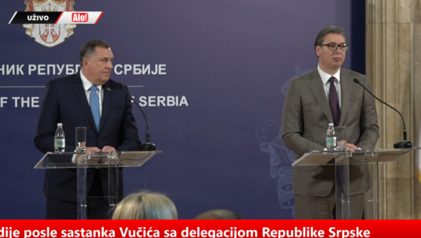 DODIK DANAS PRIMA NAJVIŠE PRIZNANJE NAŠE ZEMLJE: Vučić mu dodeljuje Orden Republike Srbije na velikoj ogrlici