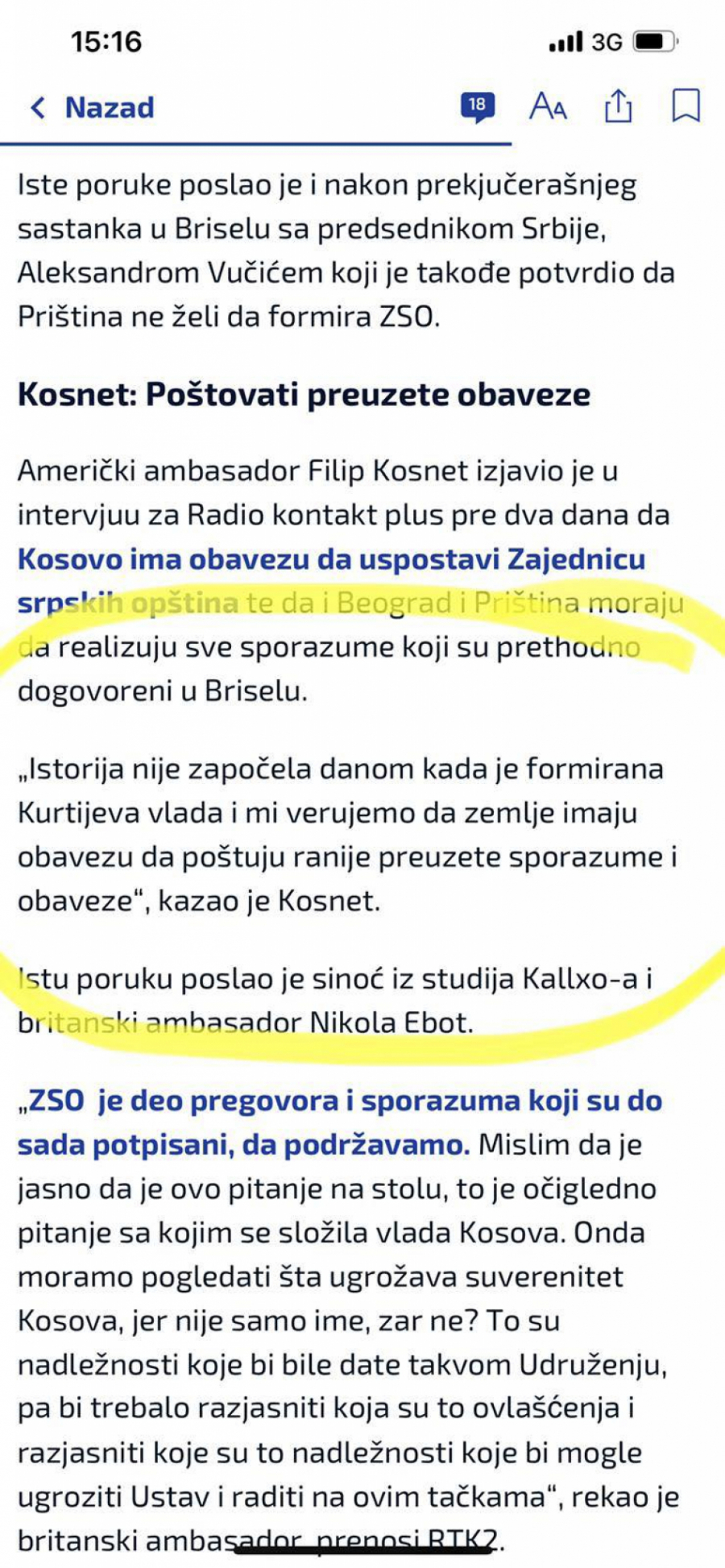 ISTORIJA NE POČINJE OD KURTIJA Američki ambasador ponovio Vučićeve reči, a Đilasovim medijima važnije šta kaže lažni premijer (FOTO)