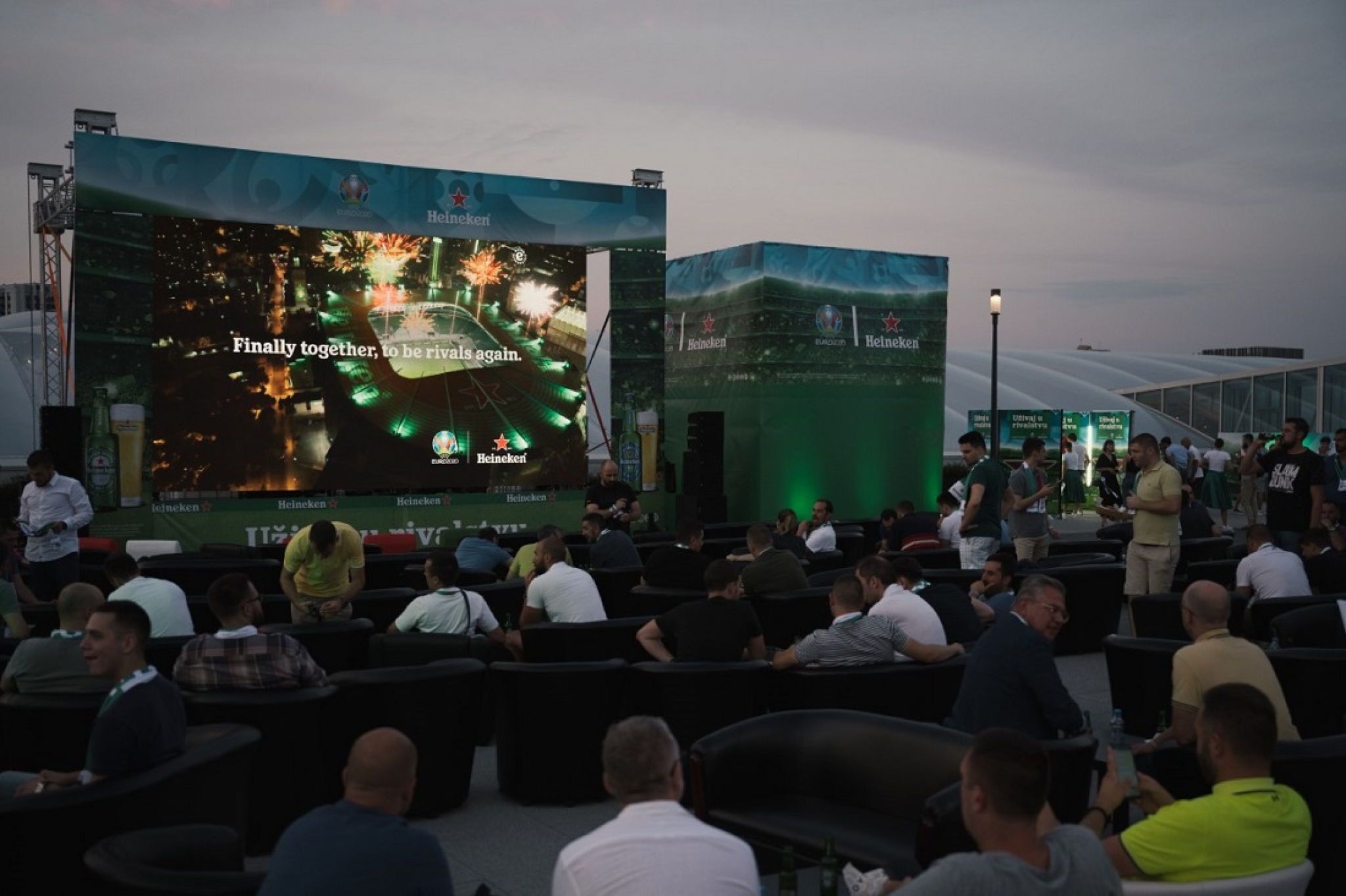 Pogledajte kako je izgledalo spektakularno Heineken® gledanje finala UEFA EURO 2020™ u Beogradu!