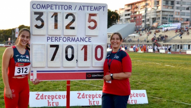 FENOMENALNO Najveća nada srpske atletike oborila svetski rekord!