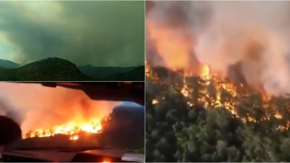 DRUGI DAN POŽARA U ŠPANIJI Vatra zahvatila 3.600 hektara šume, evakuisano hiljade ljudi, poginuo vatrogasac (VIDEO)