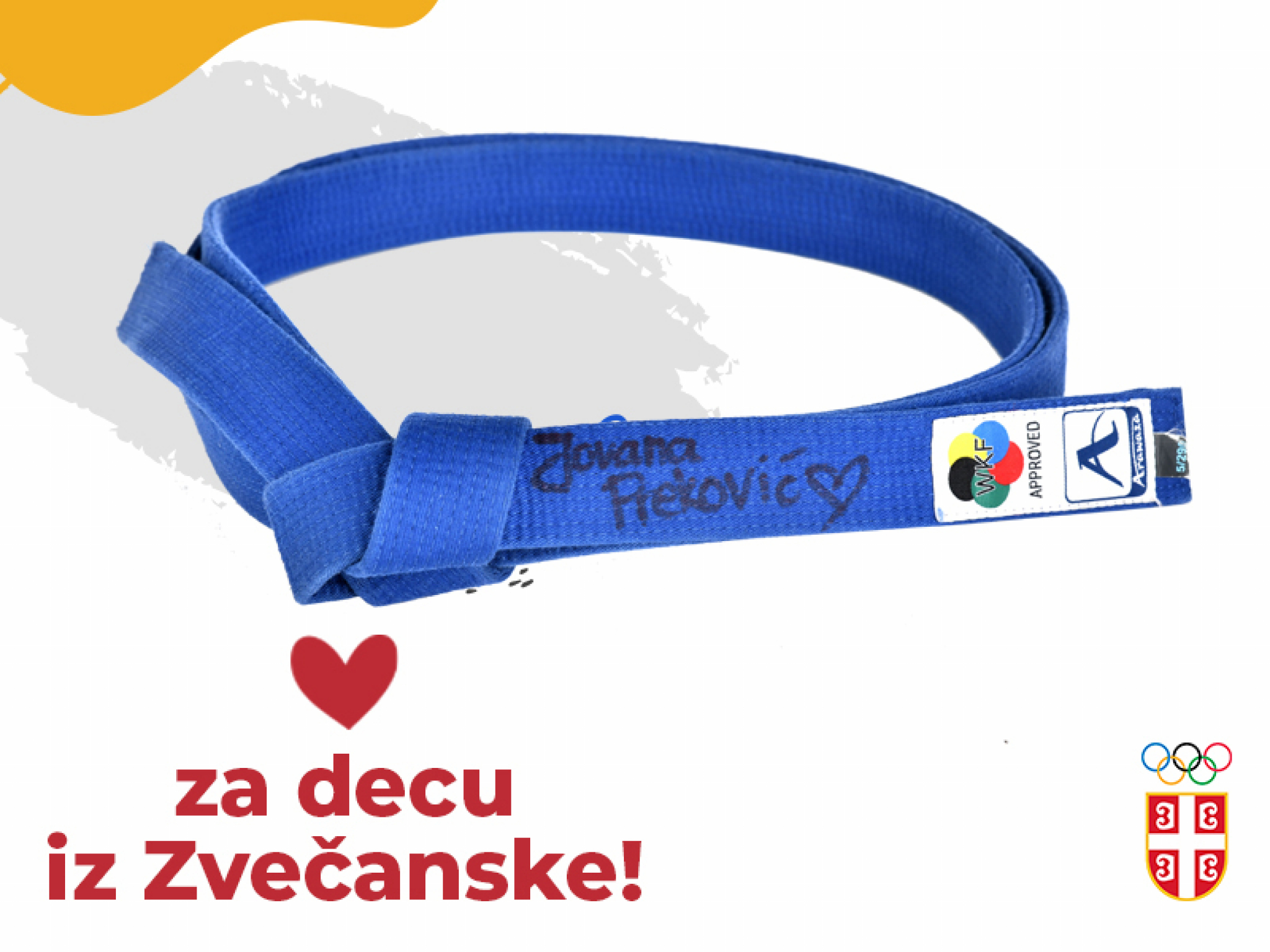 Želite Novakovu majicu, Jovanin pojas, Miličinu trenerku ili kapicu Filipa Filipovića? Učestvujte na aukciji i pomognite deci iz Zvečanske!
