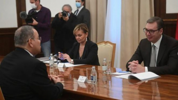 UNAPREĐENJE SARADNJE SA BAHREINOM! Predsednik Vučić se sastao sa ambasadorom
