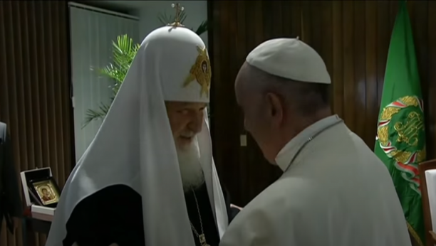 VAŽAN SASTANAK DVE CRKVE: Papa Francisko se sastao sa ruskim mitropolitom Antonijem