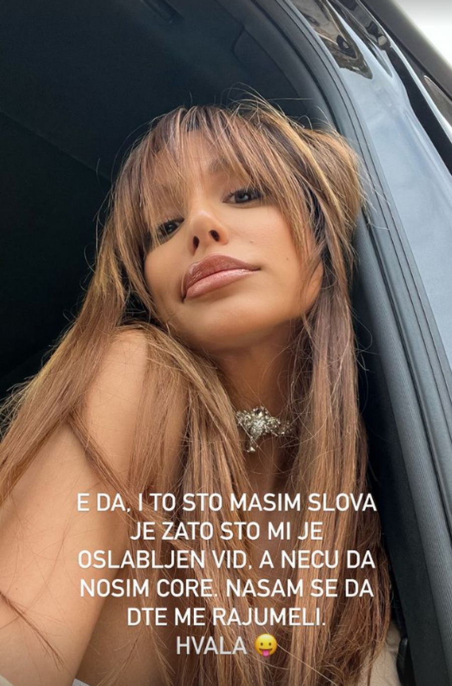 NEĆU DA NOSIM ĆORE Edita Aradinović otkrila da ima problem sa vidom
