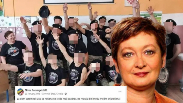 "ŠTA JE SPORNO" Hrvatski đaci sa profesoricom pozirali sa nacističkim pozdravom, a sada je ona dala SKANDALOZNO objašnjenje