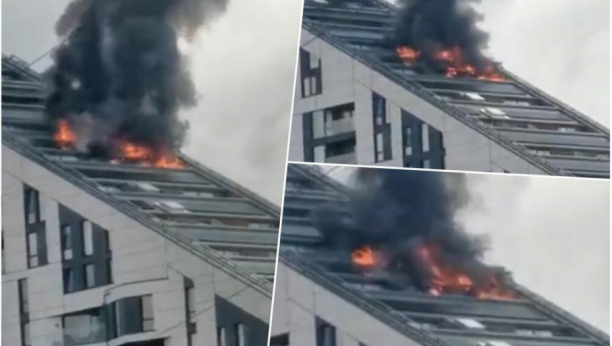 ZAPALIO SE SOLITER PUN LJUDI Zgrada od 17 spratova evakuisana, ne zna se da li ima stradalih (FOTO,VIDEO)