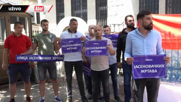 POKRET NAŠI ISPRED HRVATSKE AMBASADE Pokreće se inicijativa da jedna od ulica ponese ime Jasenovačkih žrtava (VIDEO)