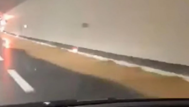 BRUKA I SRAMOTA! Platili deonicu MILIJARDU EVRA a sa prvom kišom kroz tunel teče potok (VIDEO)
