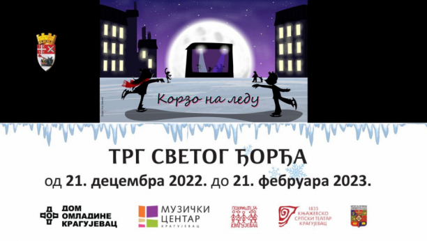 “Korzo na ledu” :Od 21.decembra u Kragujevcu