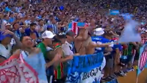 ONA JE UKRALA ŠOU Argentinka gola na tribini, navijači u transu (VIDEO)