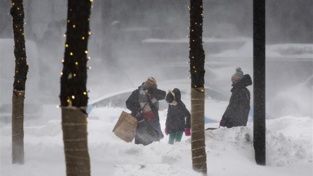 SNEŽNA OLUJA PRAVI HAOS PO AMERICI Temperatura pala na minus 38, milion domova bez struje (VIDEO)