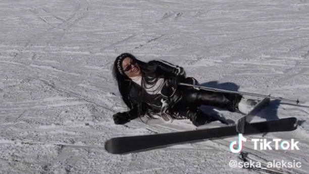 Seka pokazala kako se snalazi na skijama pa PALA! Snimak je izazvao buru komentara (VIDEO)