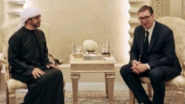 "NAŠE DVE ZEMLJE SU ISKRENO POSVEĆENE ZALAGANJU ZA MIR" Vučić se sastao sa ministrom spoljnih poslova UAE (FOTO)