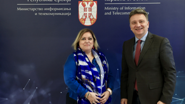 Ministar Jovanović i ambasadorka Grčke razgovarali o unapređenju saradnje u oblasti informisanja i telekomunikacija