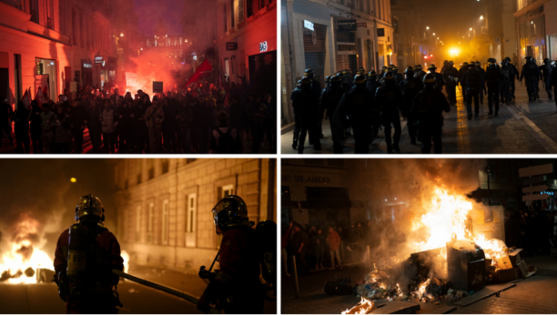 SCENE HAOSA NA ULICAMA PARIZA! Policija se žestoko sukobila sa demonstrantima (FOTO)