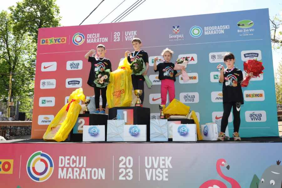 ODRŽAN 27. DEČIJI MARATON NAKON TRI GODINE PAUZE Dušan Slavković izjednačio rekord Dečijeg maratona