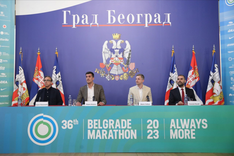 BEOGRADSKI MARATON SPRMAN ZA SPEKTAKL U NEDELJU Održana konferencija za medije u susret 36. Beogradskom maratonu