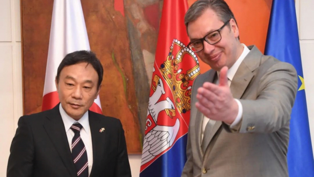 "ZAJEDNO SMO DOVELI MNOGE INVESTITORE" Vučić ispratio japanskog ambasadora (FOTO)