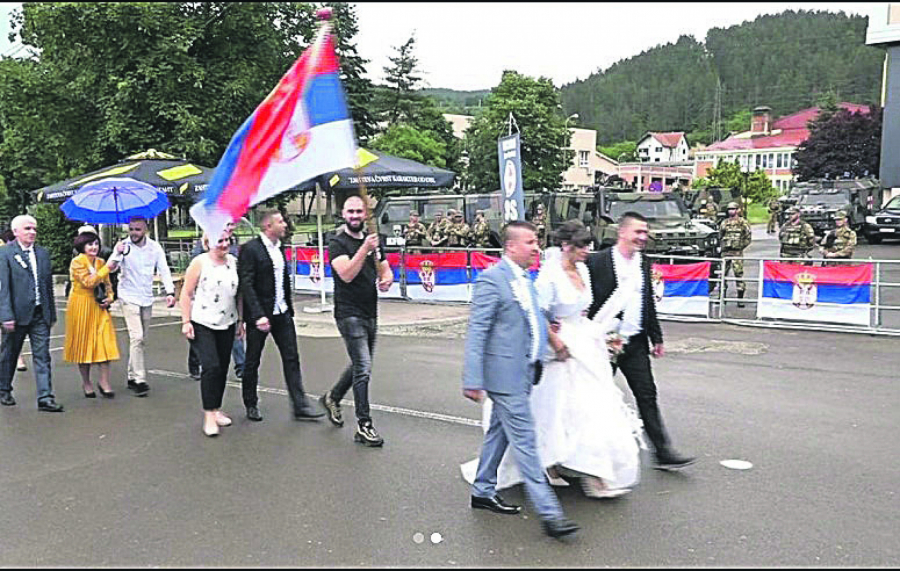 venčanje Albanke i Srbina u Leposaviću