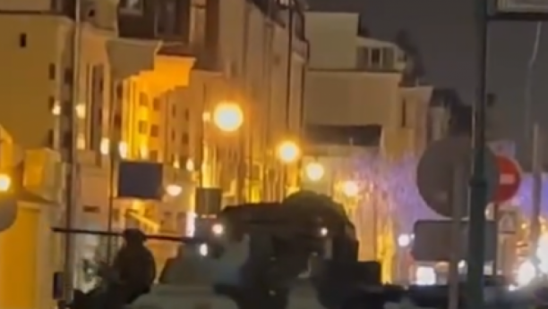 oklopna vozila na ulicama moskve