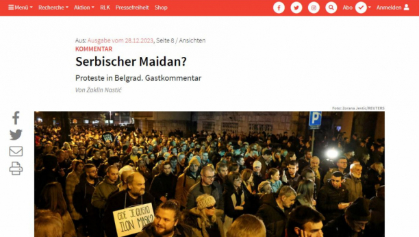 Nemački mediji o protestu