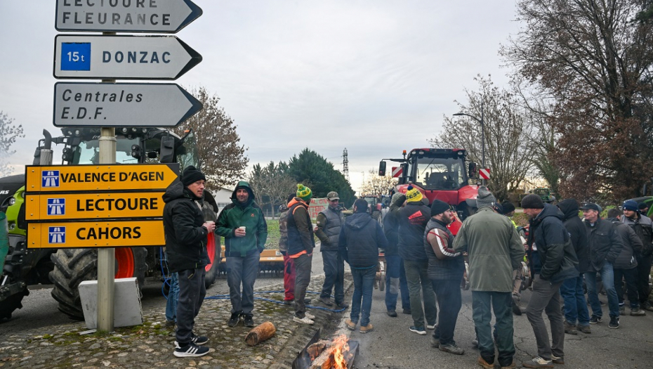 Protest poljoprivrednika u Francuskoj