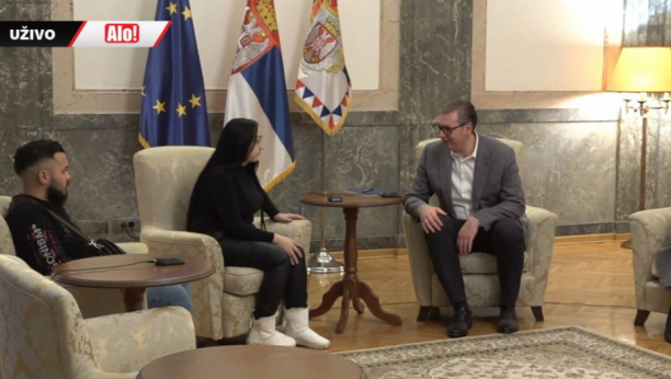 Predsednik Srbije Aleksandar Vučić prima Maricu Mihajlović iz Sremske Mitrovice
